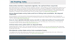 Desktop Screenshot of addpostingjobs.coffeecup.com