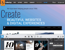 Tablet Screenshot of coffeecup.com