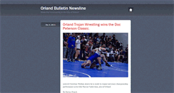 Desktop Screenshot of orlandbulletin.coffeecup.com