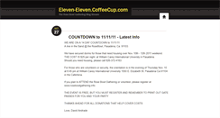 Desktop Screenshot of eleven-eleven.coffeecup.com