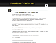 Tablet Screenshot of eleven-eleven.coffeecup.com