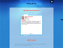 Tablet Screenshot of paulienet.coffeecup.com